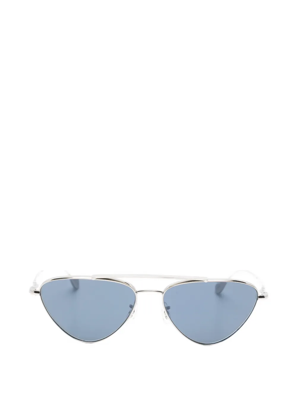 Jil Sander x Oliver Peoples geometric-frame sunglasses - Argento