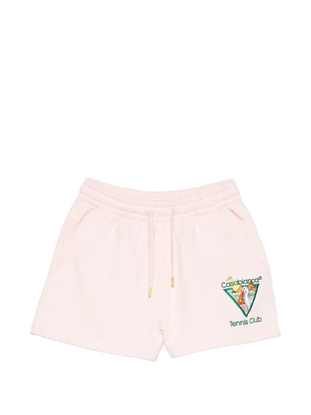 Casablanca Tennis Club Triangle drawstring shorts - Rosa
