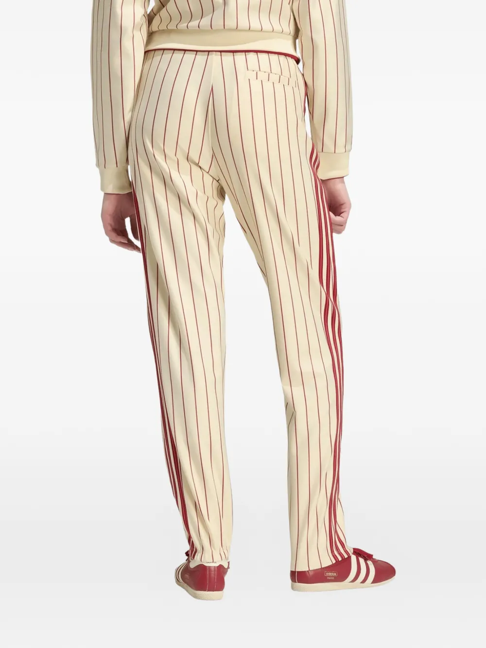 adidas Firebird trainingsbroek met krijtstreep Beige