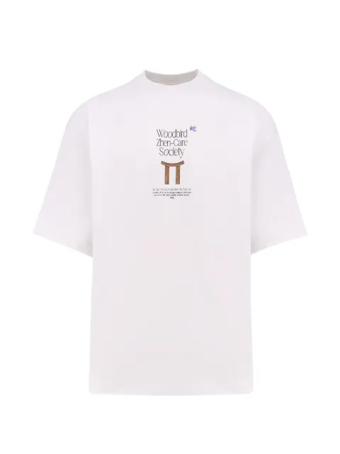 Woodbird playera con logo bordado