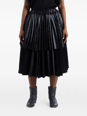 Pleats Please Issey Miyake Pause プリーツスカート | ブラック