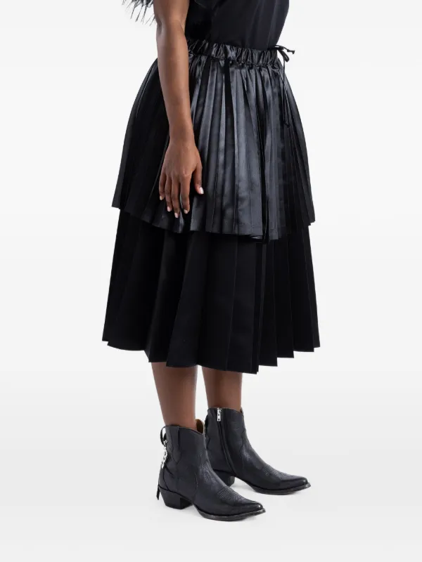 BLACK COMME des GARÇONS ブラックプリーツスカート XS Black Comme Des Garçons プリーツ スカート | ブラック | FARFETCH JP