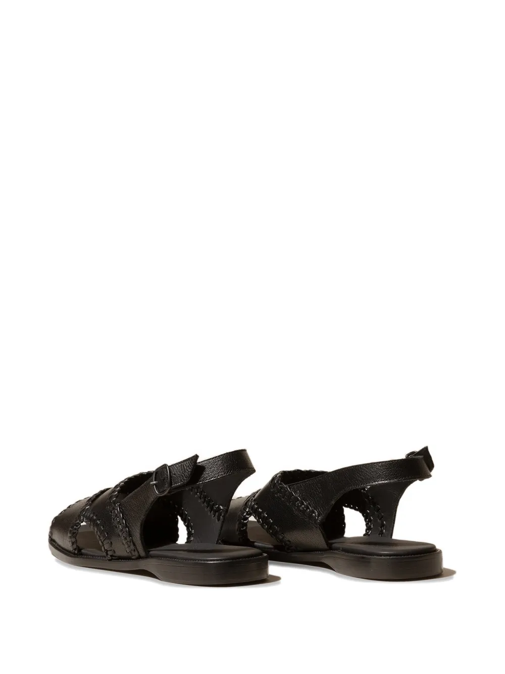 Hereu Sastre braided-seam sandals Zwart