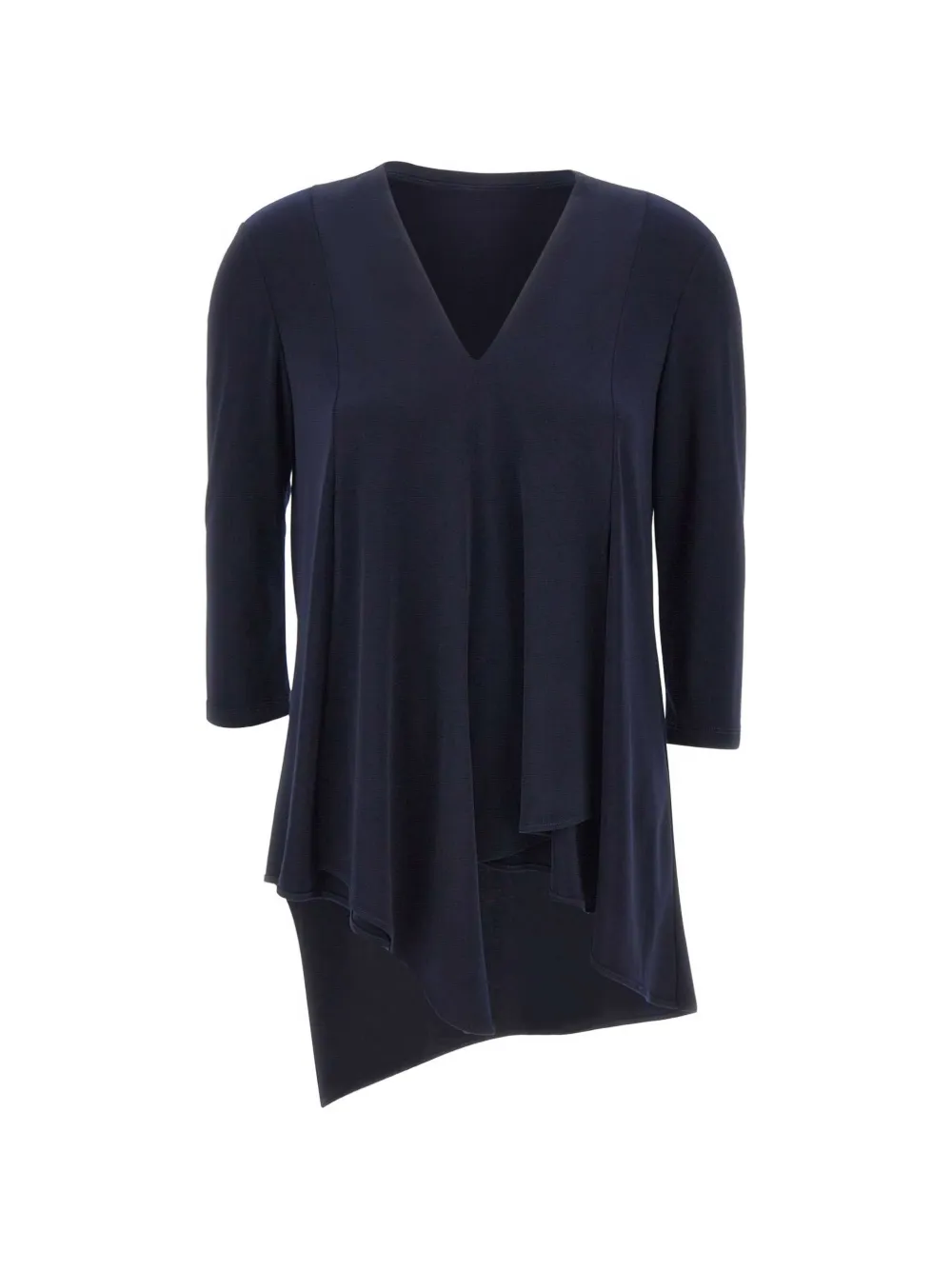 Joseph Ribkoff draped asymmetric blouse - Blu