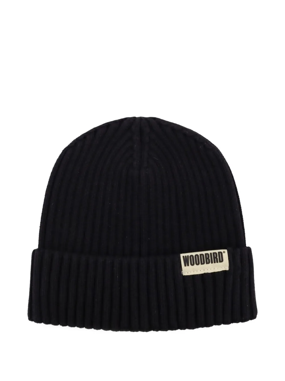 Woodbird ribbed-knit Yeti beanie hat - Nero