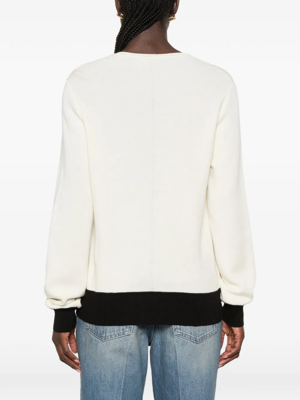 Valentino Garavani VLogo Signature trui met V-hals Beige