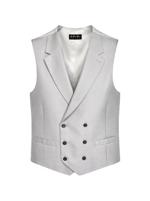 LUIGI BIANCHI MANTOVA double-breasted peaked-lapel waistcoat