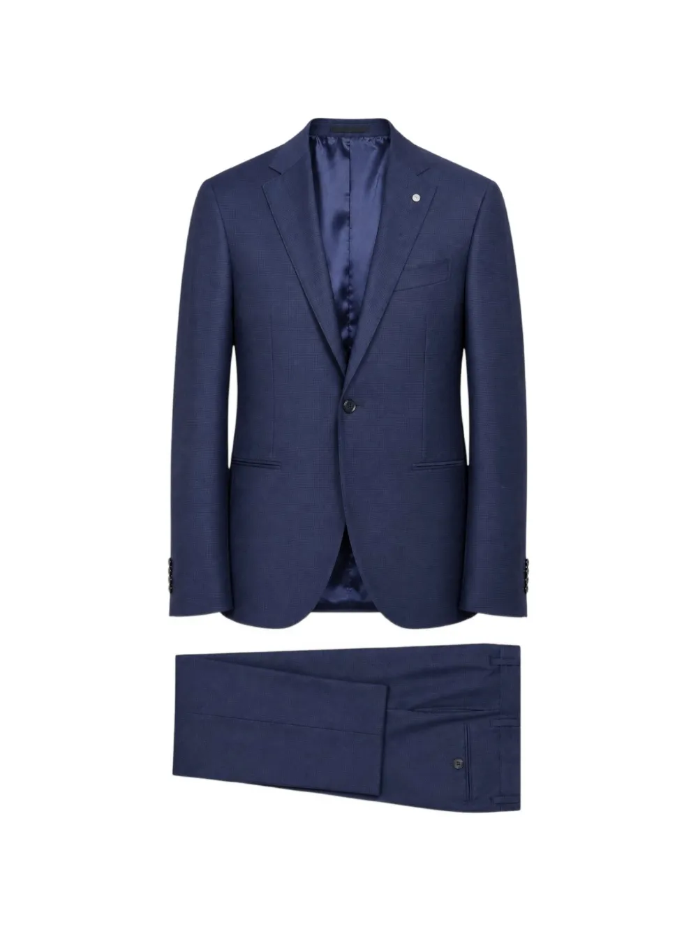 LUIGI BIANCHI MANTOVA single-breasted tailored suit - Blu