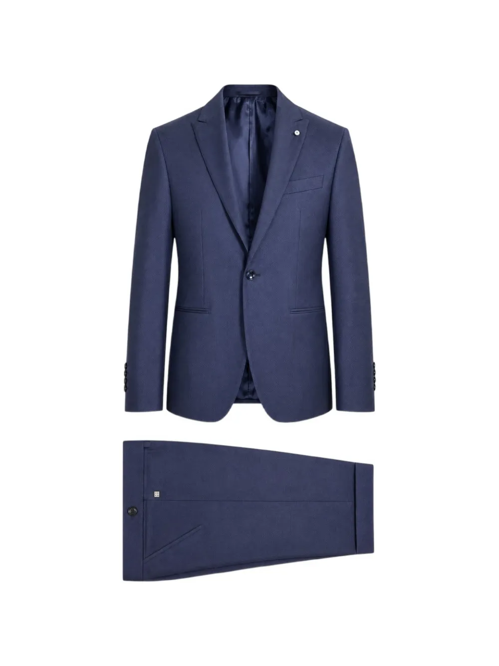 LUIGI BIANCHI MANTOVA single-breasted notch-lapel suit - Blu