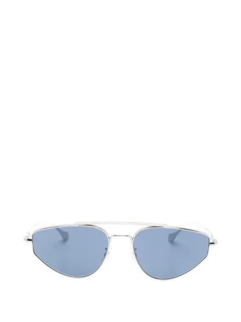 Jil Sander double-bridge geometric-frame sunglasses