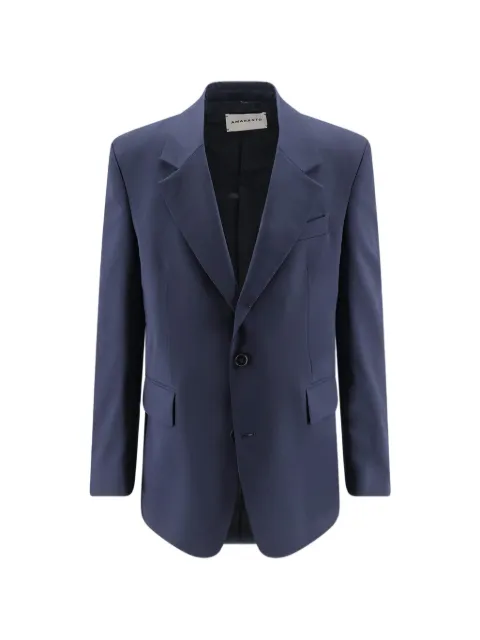 AMARANTO  single-breasted notch-lapels blazer