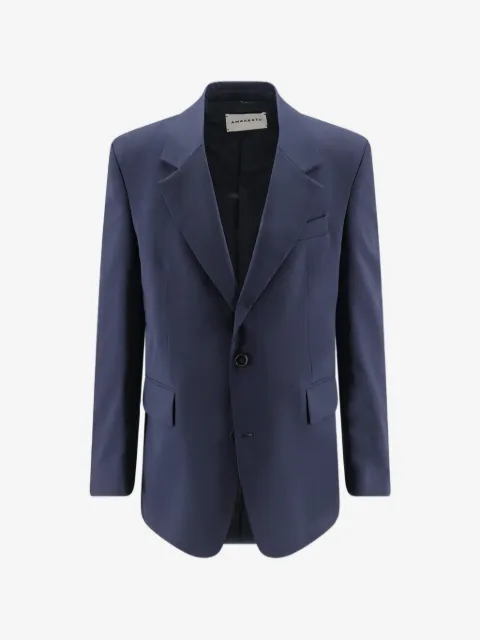 AMARANTO  single-breasted notch-lapels blazer