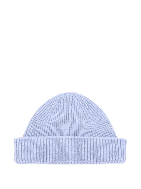 AMARANTO  ribbed-knit beanie hat