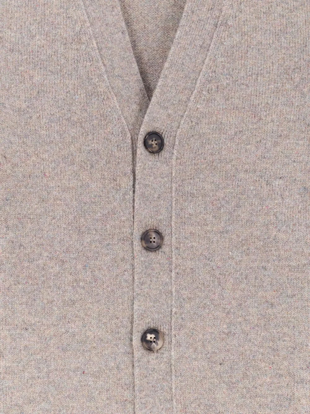 AMARANTO Button-up vest Beige
