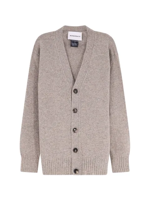 AMARANTO v-neck button-up cardigan