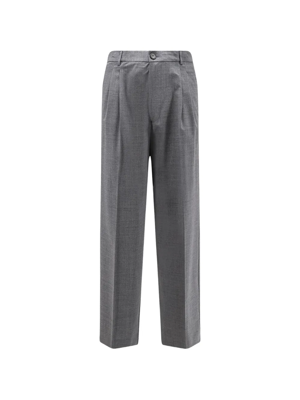 AMARANTO double-pleat trousers - Grigio