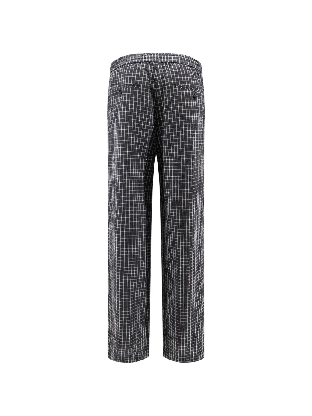 DUNST Geruite pyjama Zwart
