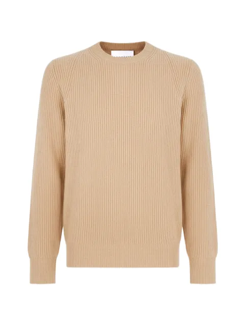 AMARANTO ribbed-knit long-sleeve sweater