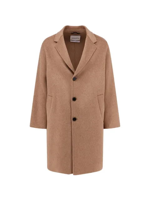 AMARANTO single-breasted felted coat