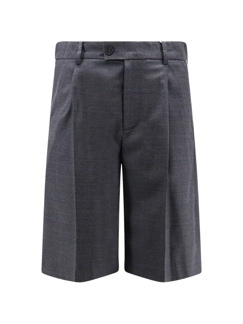 DUNST pleated Bermuda shorts - Grigio