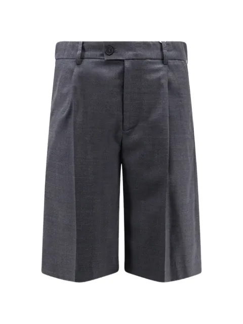 DUNST pleated Bermuda shorts