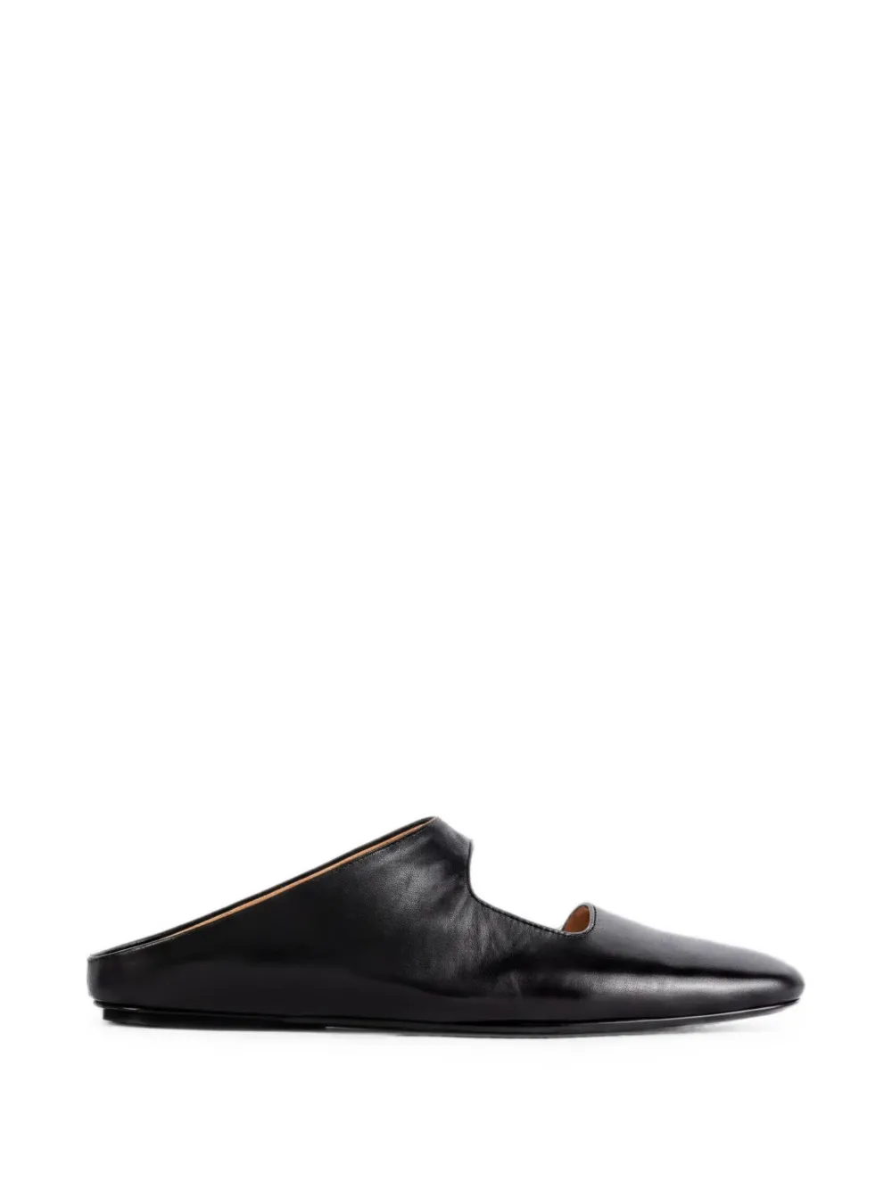 Marsèll Distesa cut-out leather mules Zwart