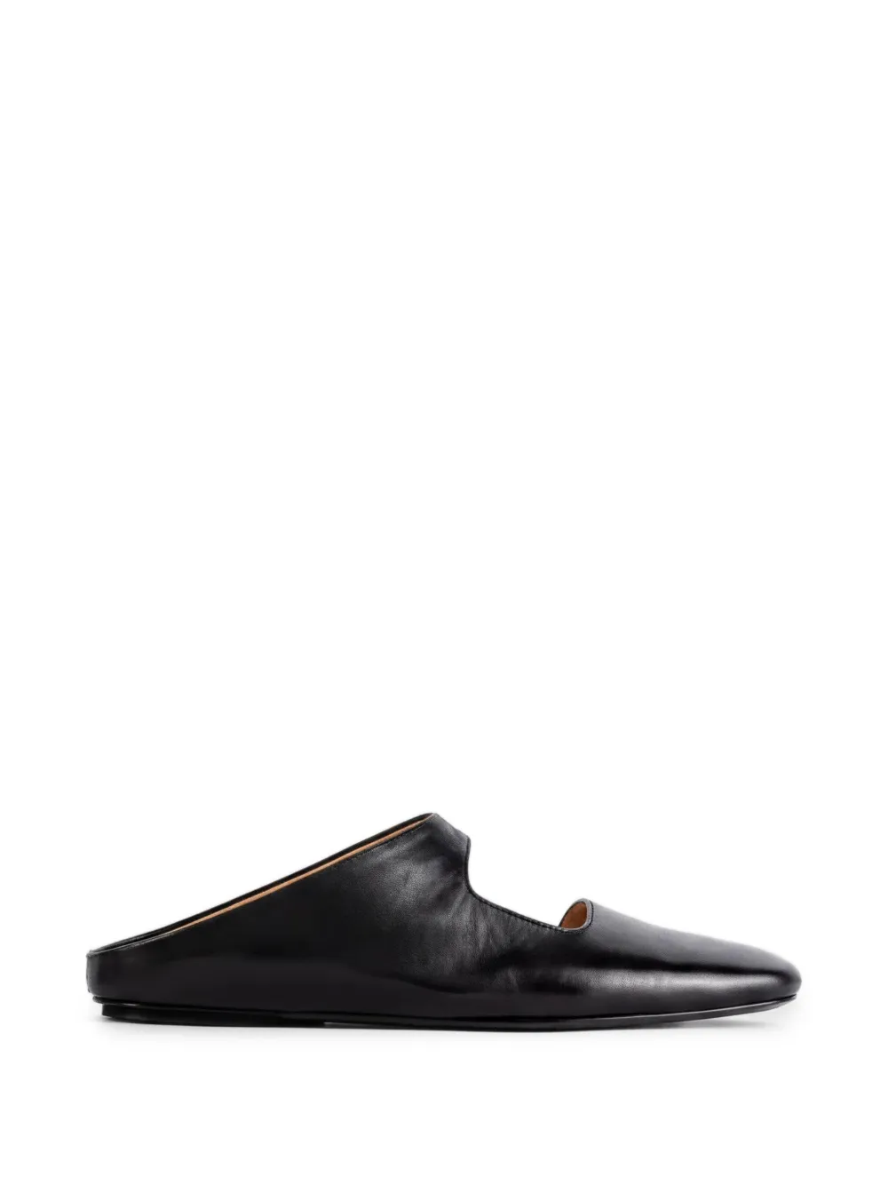 Marsèll Distesa cut-out leather mules Zwart