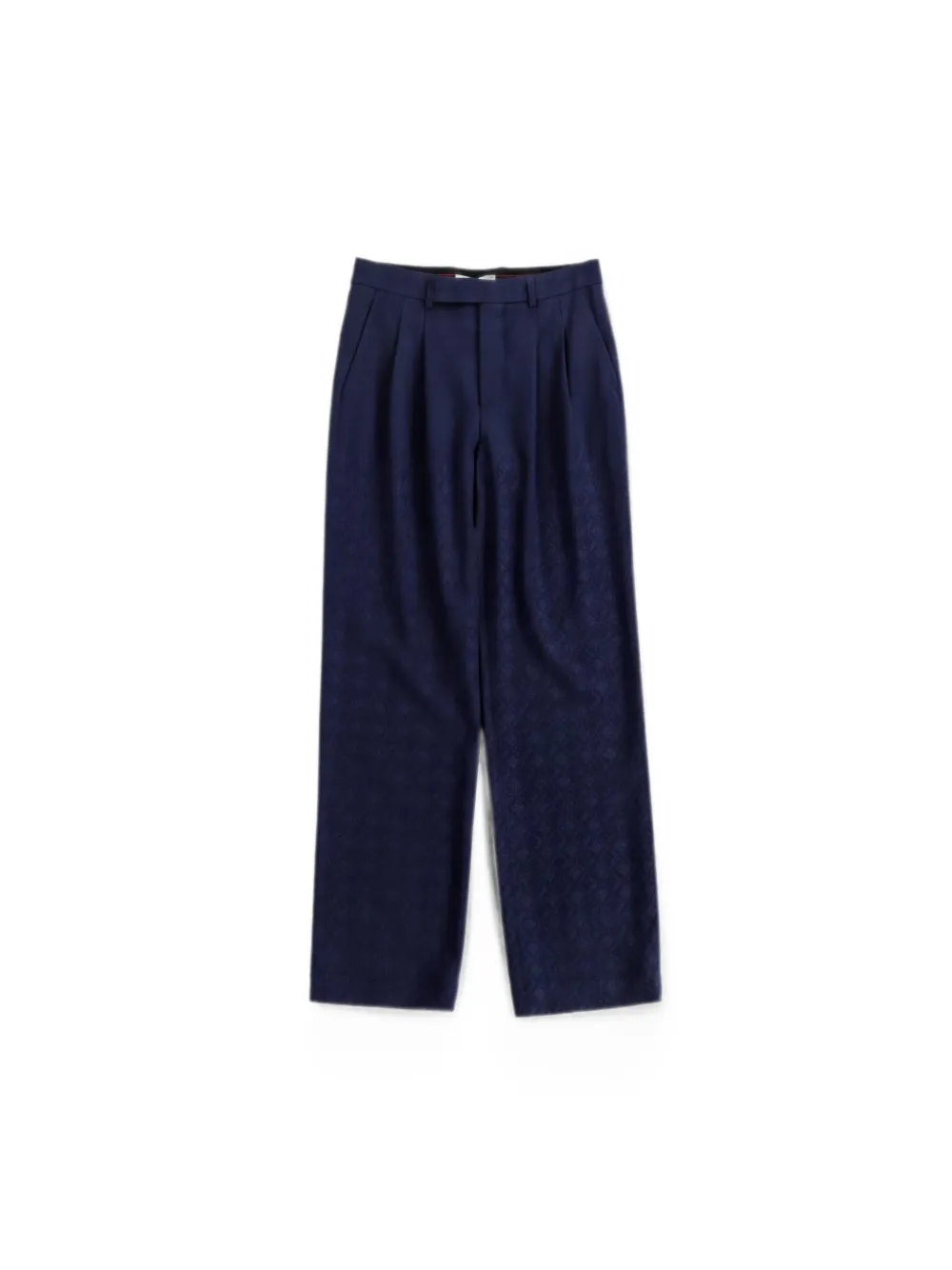 Marine Serre Moon Diamond broek met jacquard Blauw