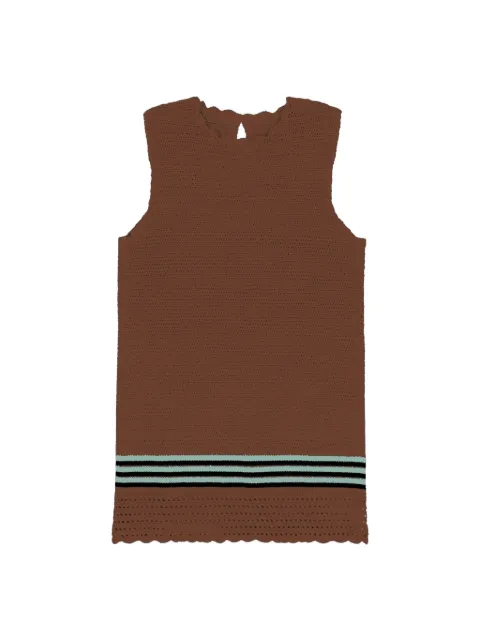 B.B. Walace	 stripe-detail sleeveless tank top