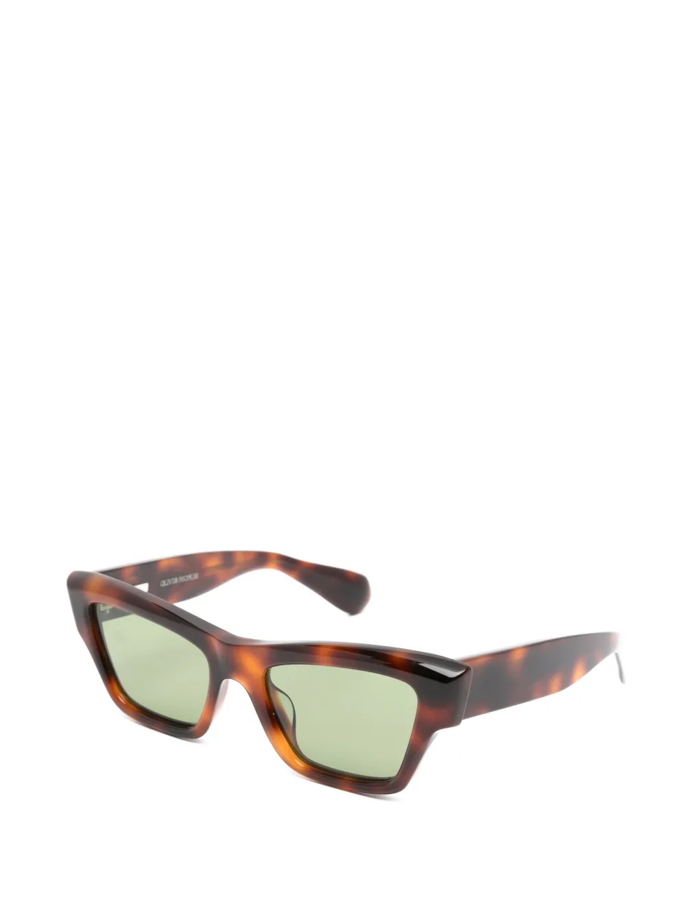 Jil Sander x Oliver Peoples zonnebril met cat-eye montuur Bruin