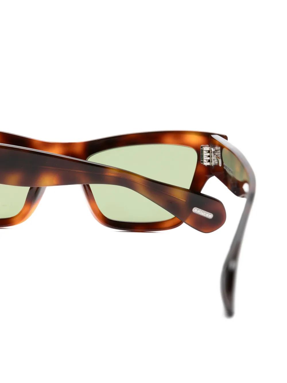 Jil Sander x Oliver Peoples zonnebril met cat-eye montuur Bruin