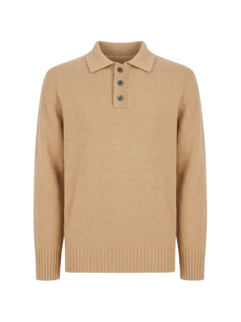AMARANTO  button-up polo sweater