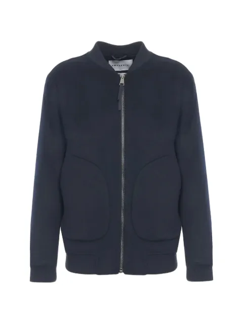 AMARANTO zip-up bomber jacket