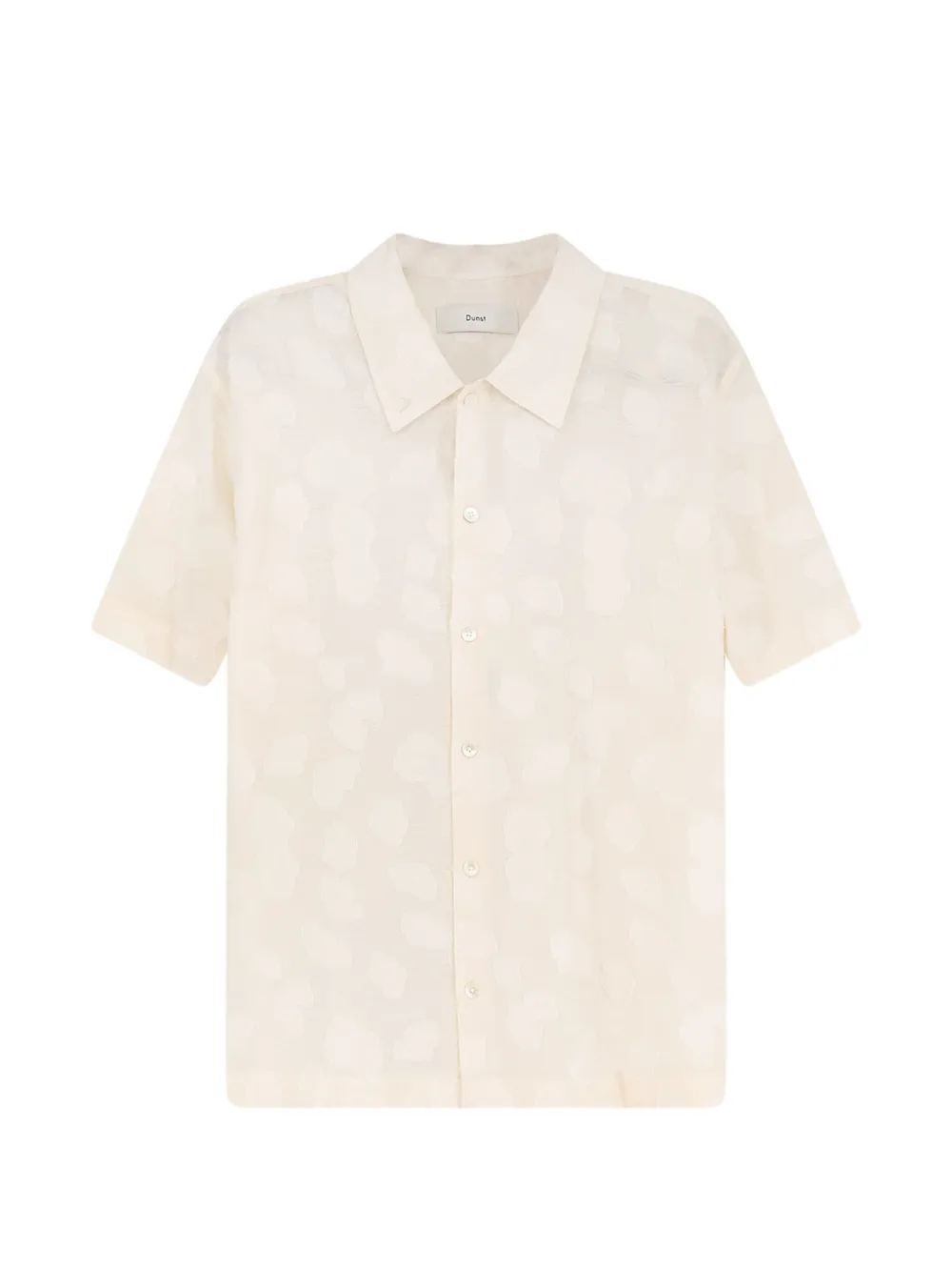 DUNST embroidered jacquard shirt - Toni neutri