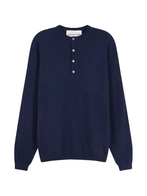 AMARANTO henley sweater
