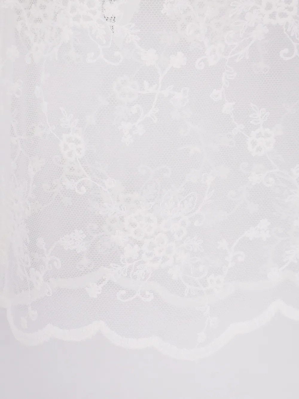  Dunst Falda Bordada A Capas - Blanco 