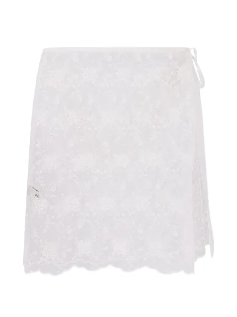 DUNST falda bordada a capas