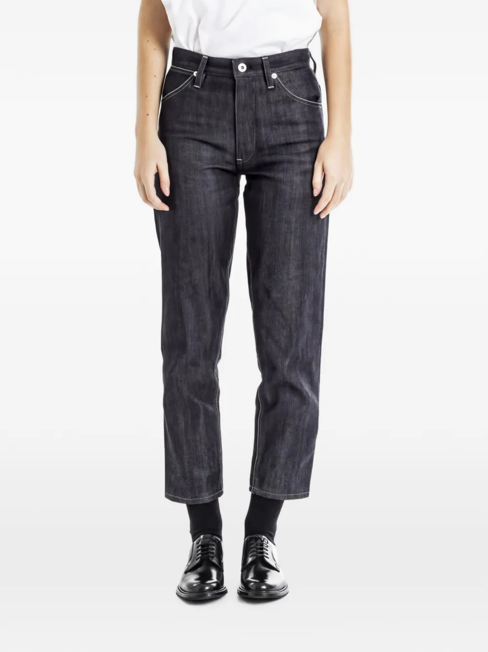 Jil Sander twisted-seam jeans - Blu