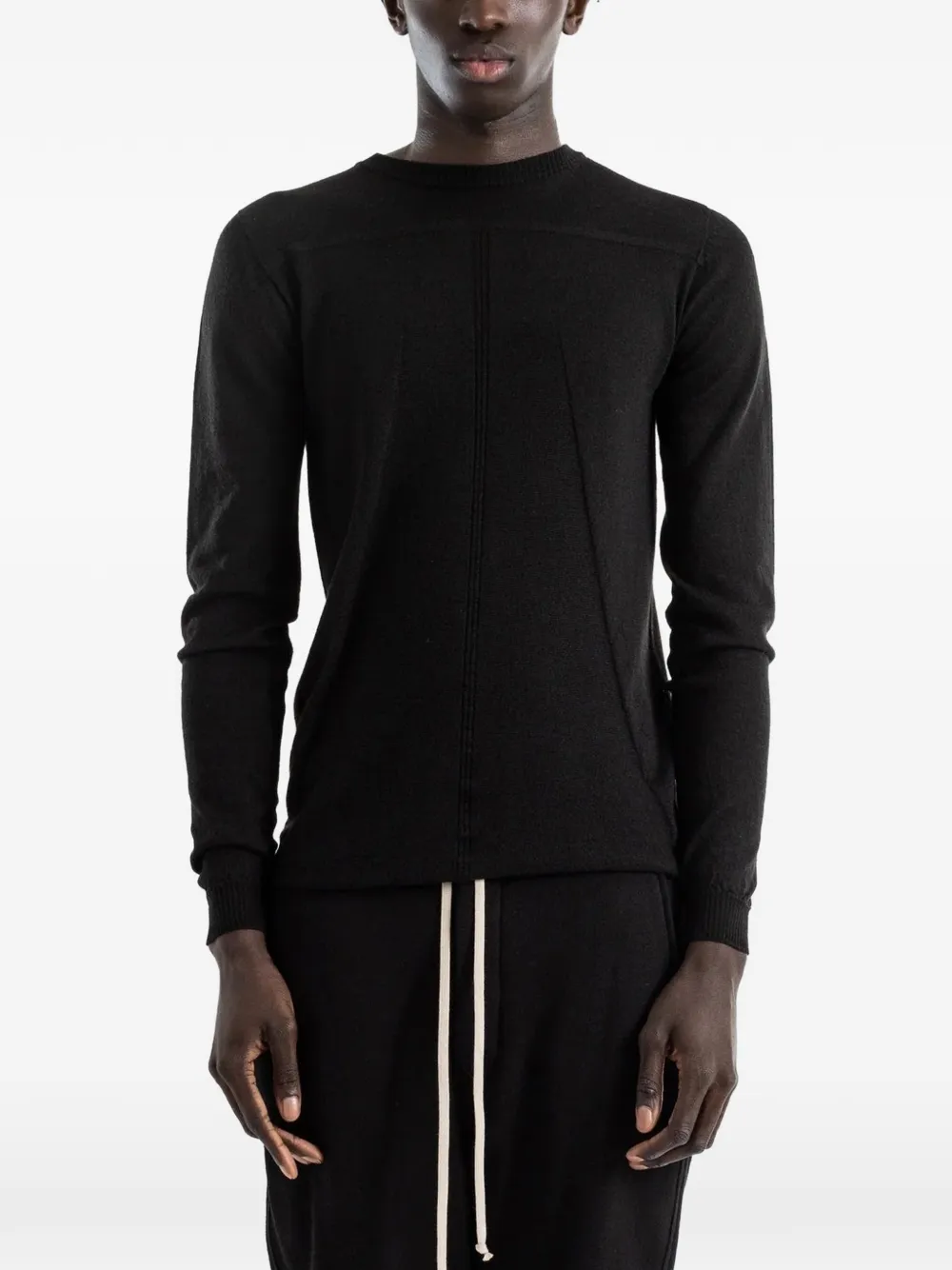 Rick Owens Level Biker sweater - Nero