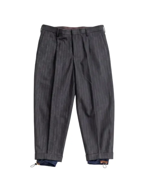 Kolor pinstripe pleated trousers