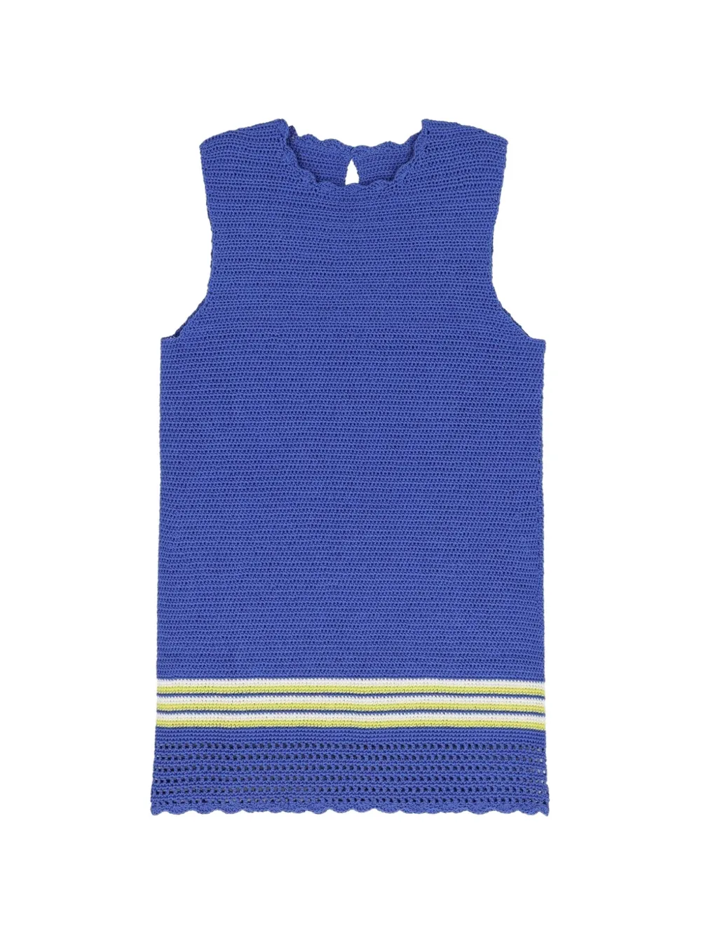 B.B. Walace stripe-detail sleeveless top - Blu