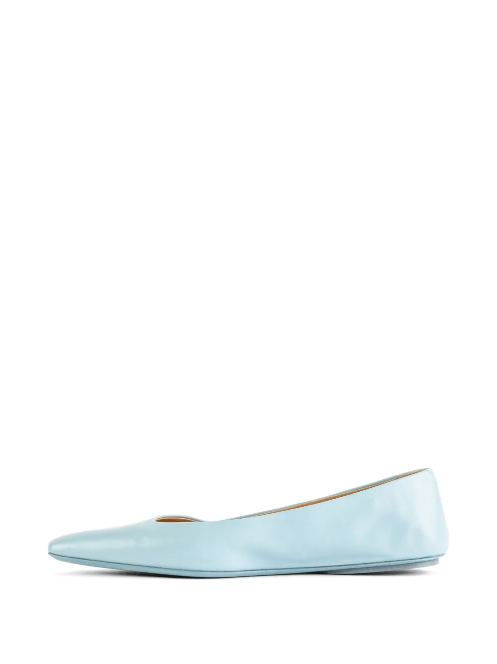 Marsèll Cazzuola pointed-toe ballet flats Blauw