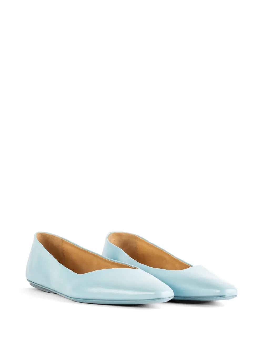 Marsèll Cazzuola pointed-toe ballet flats Blauw