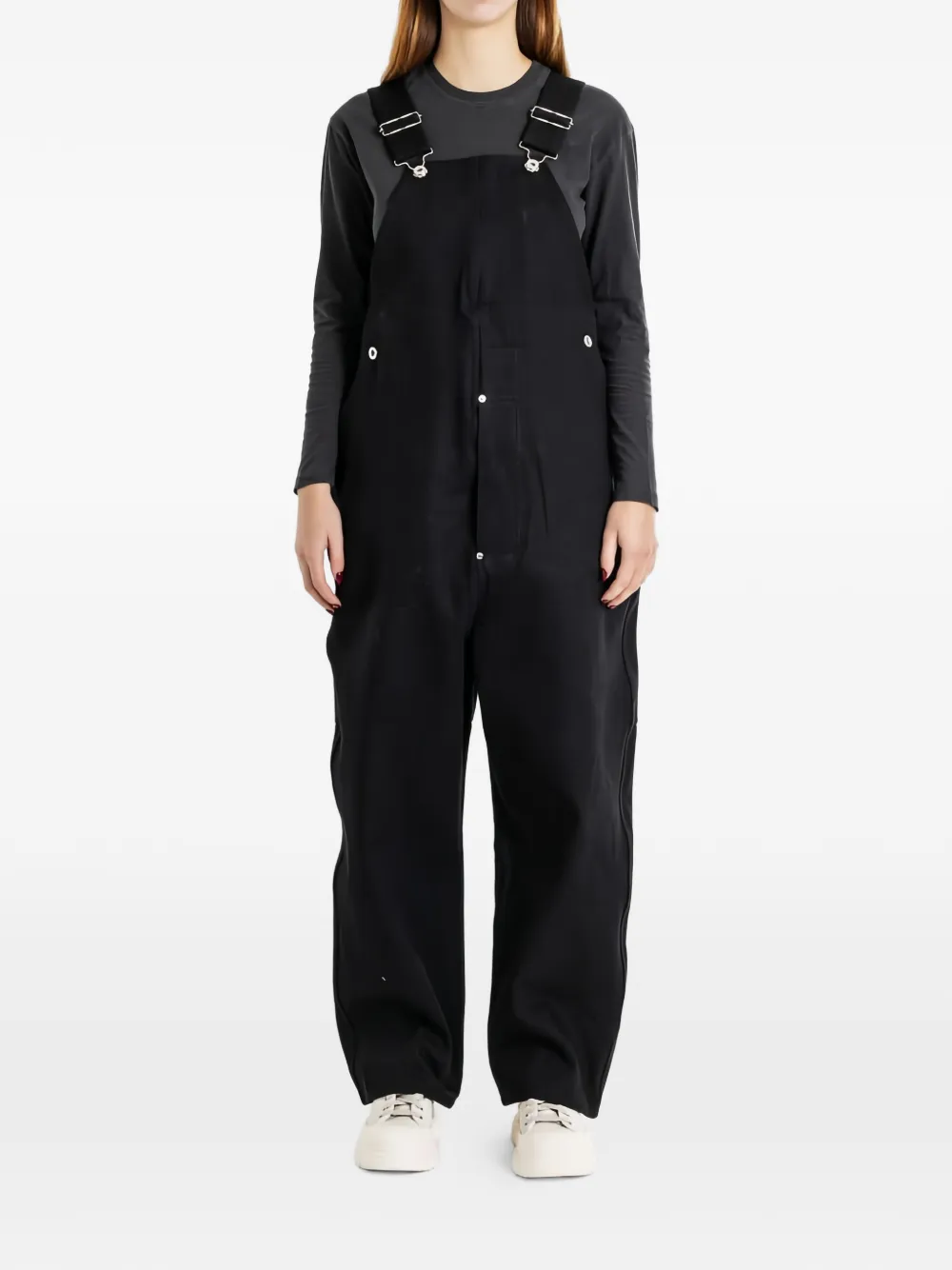 TUKI Type 2 wide-leg dungarees - Nero