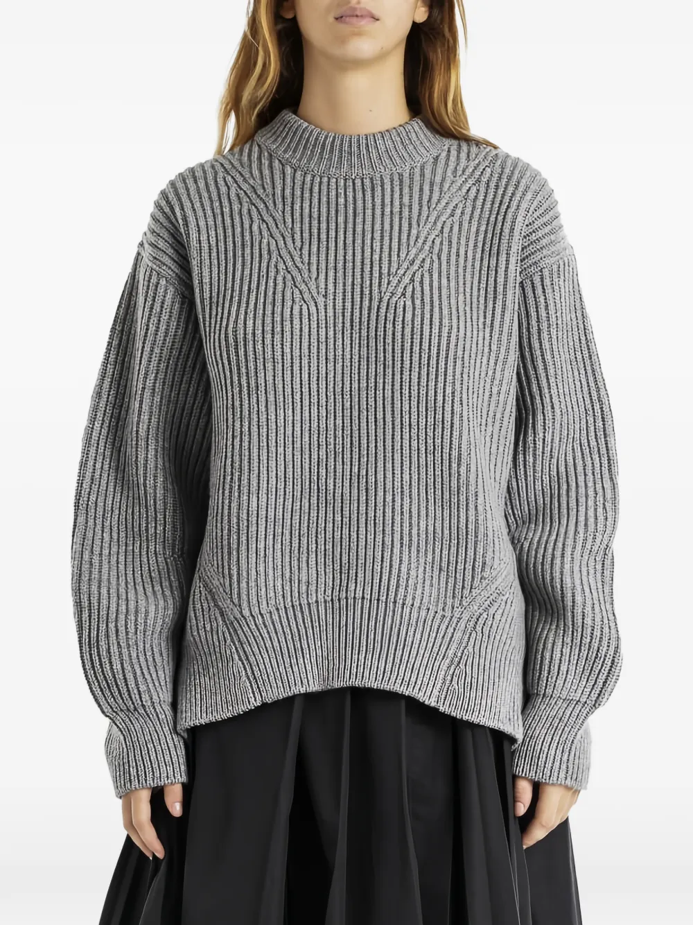 Jil Sander long-sleeves sweater - Grigio
