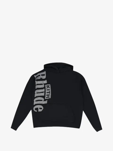 RHUDE logo-print hoodie