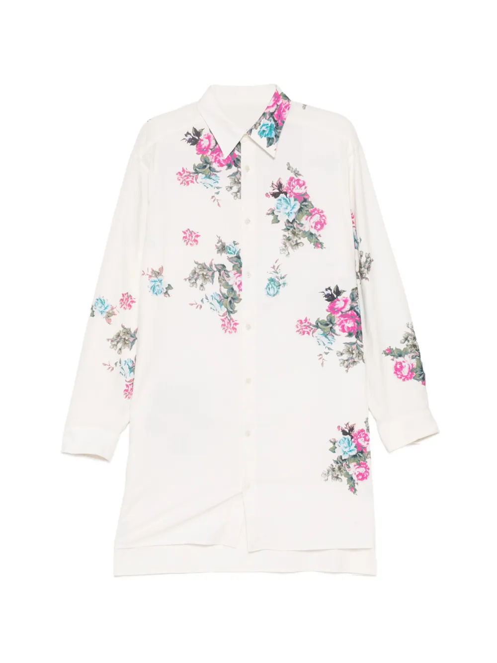 Yohji Yamamoto Khadi shirt - Weiß