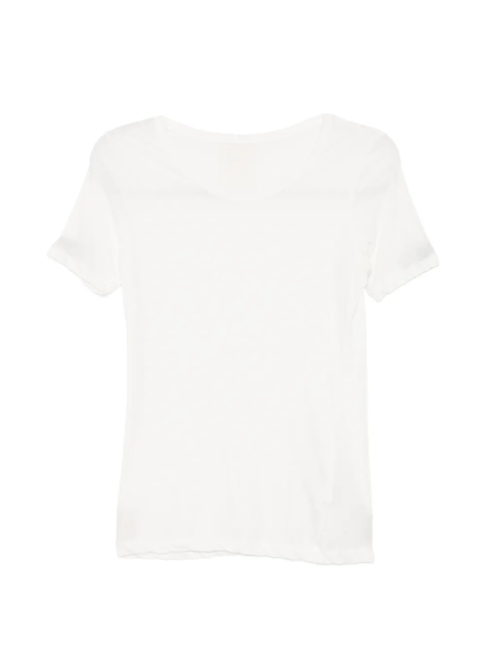Yohji Yamamoto High-gauge Single Jersey T-shirt In White