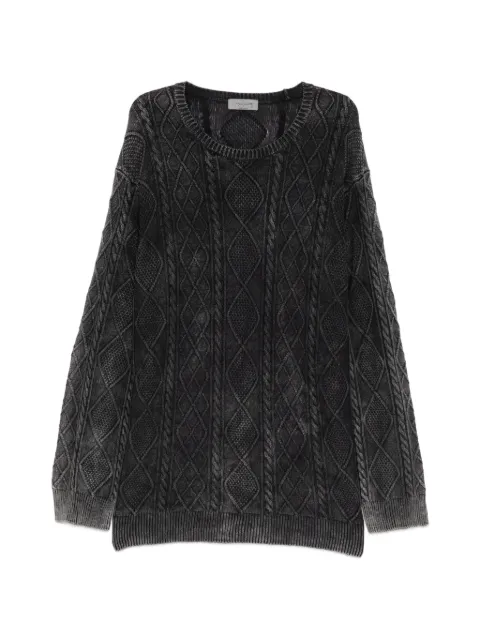 Yohji Yamamoto Alan cable-knit sweater