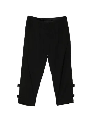 Black Comme Des Garçons プリーツ パンツ | ブラック | FARFETCH JP